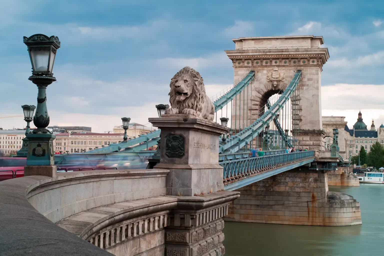 The Chain Bridge in Budapest